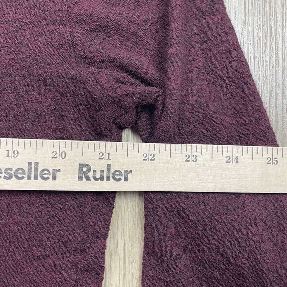 John Varvatos Polo Shirt Mens Large Red Wool Long Sleeve Textured Pullover - Picture 7 of 9